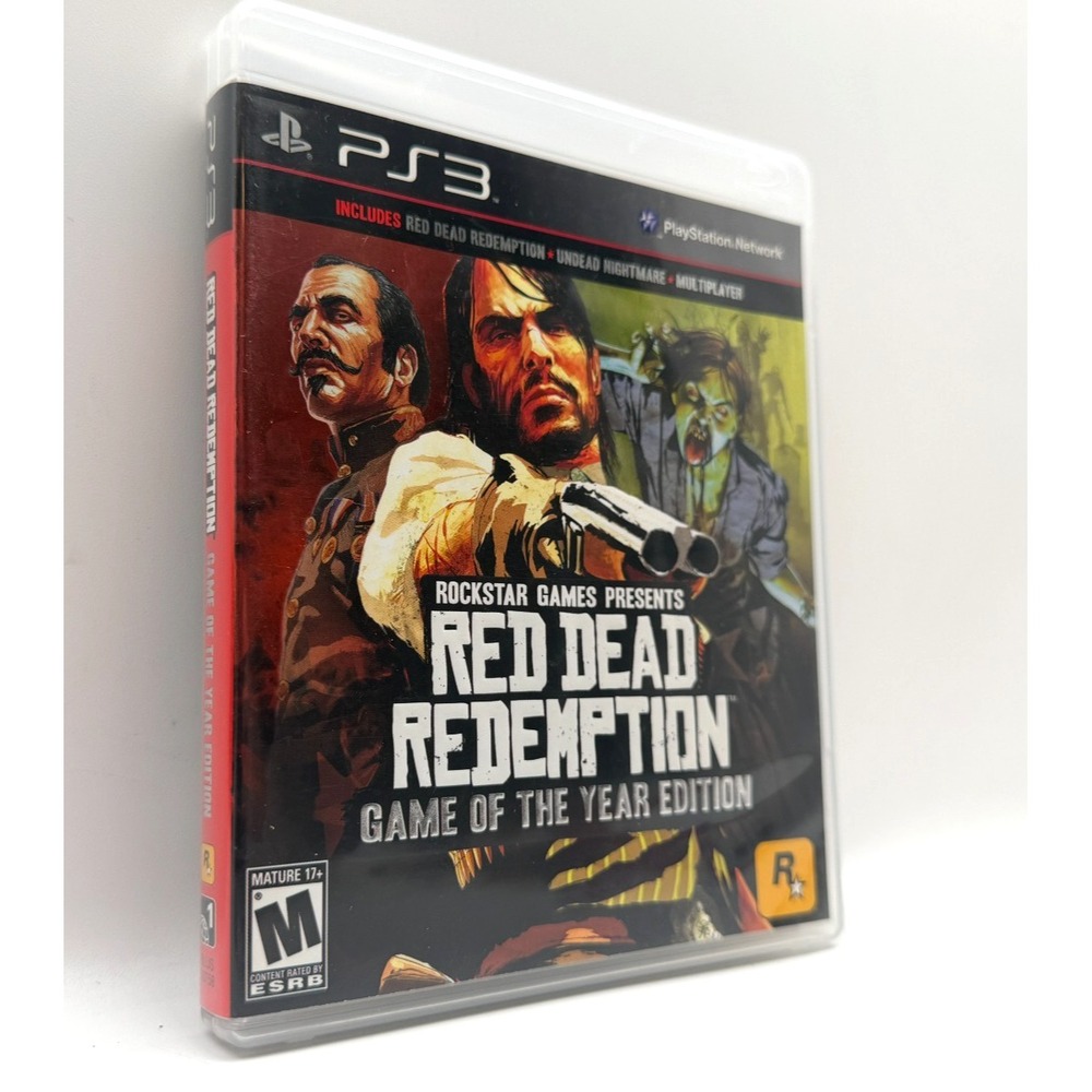 Red Dead Redemption Game of the Year PS3 PlayStation 3 CIB With Map Manual GOTY